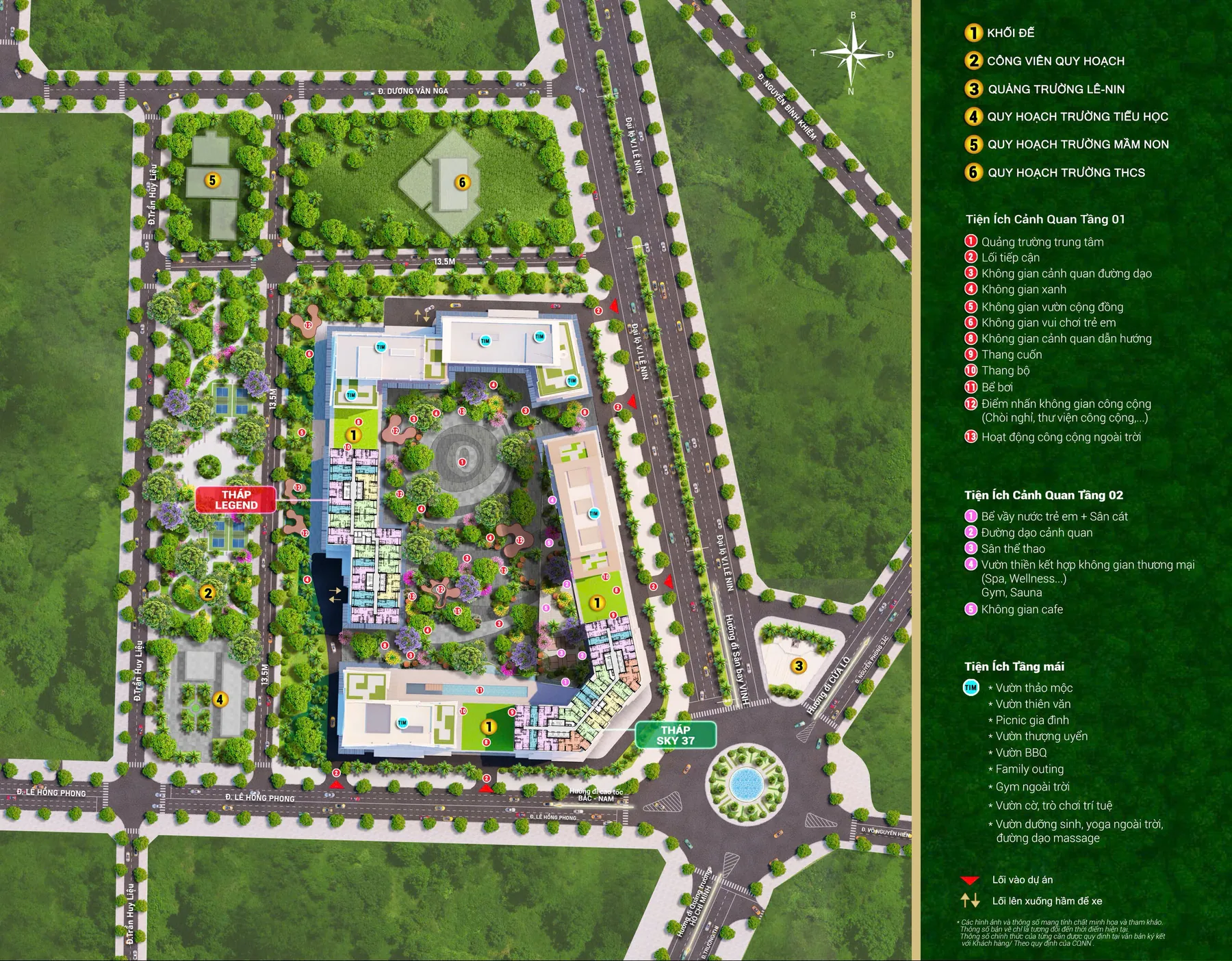 Mặt bằng tổng thể dự án Sun Group Trường Vinh