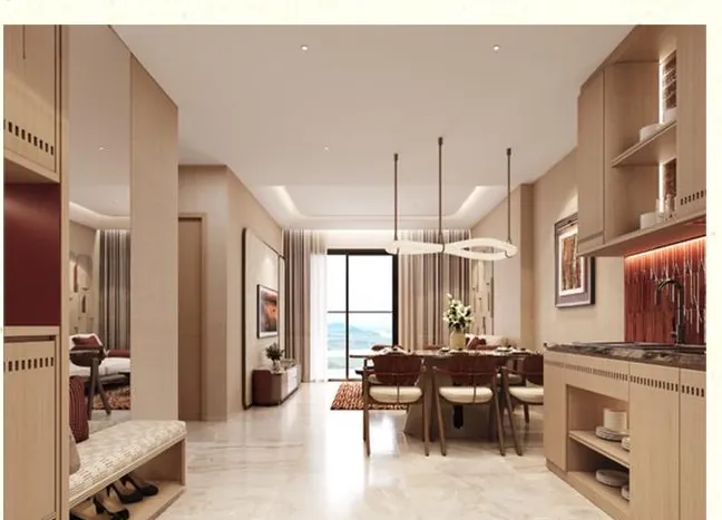 Không gian sinh hoạt căn hộ 3PN